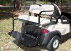 Club Car Precedent Golf Cart Rear Seat Kit, Flip Flop Seat 2 in 1 Buff 