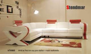 Modern Euro style leather sectional sofa set VTV002  