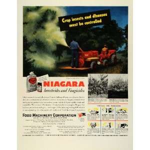   Insecticide Fungicide Farmer Crops   Original Print Ad