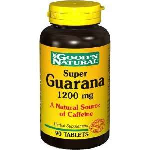    Super Guarana 90 Tab, 1200 Mg   Goodn Natural 
