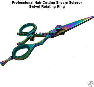 Titanium Hair Cutting Shears Scissors Japan 18T2  