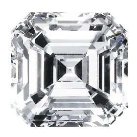  Certified Diamond (Asscher, Good cut, 1.01 carats, G color 