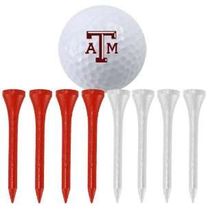  Texas A&M Aggies Golf Ball & Tee Cylinder Sports 