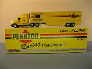 Ertl 9205 Pennzoil Racing Transporter 1/64 Scale Die Cast Collectors 
