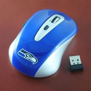   Seattle Seahawks Wireless Mouse  Computer Mouse