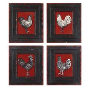   of 4) Decorative Oil Reproduction Hanging Painting: Home Improvement