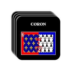  Pays de la Loire   CORON Set of 4 Mini Mousepad Coasters 