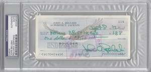 JOHN A. BELUSHI signed personal check   PSA/DNA AUTHENTICATED  