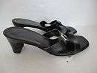 Black Maripe Black open toe double strap Heels size 7