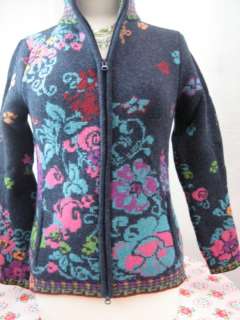 IVKO knits cardigan jacket blue zipper weste 10 S 36  