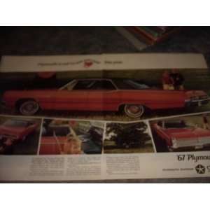 1967 Plymouth Fury Magazine Ad BILL CHRYSLER Books