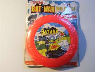   Hamway 70s Batman & Robin Zing Wing Frisbee Flying Disc MIP  
