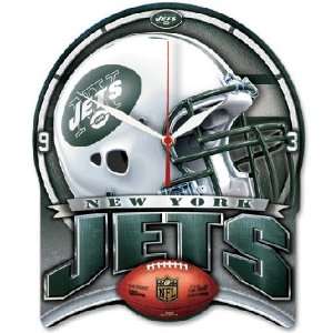    New York Jets High Definition Wall Clock: Sports & Outdoors