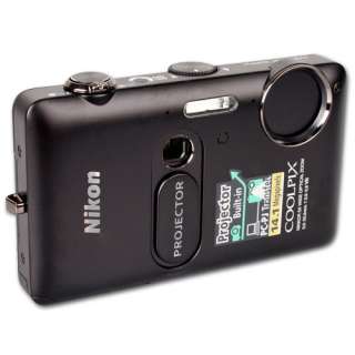   CoolPix S1200pj (Black) 14.1MP Digital Camera With Built In Projector
