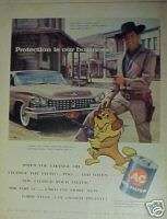 1958 Wells FargoWestern TV ShowTrapperWalt Disney Dog~AC Oil 
