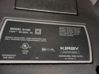 Kirby Sentria G10D Vacuum Cleaner + Attachments + Shampoo Kit + Bags 