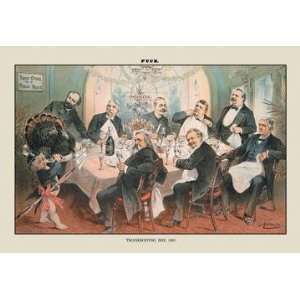   Puck Magazine Thanksgiving Day, 1885 20x30 poster
