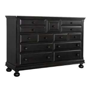  Summers Evening High Boy Chest in Antique Black