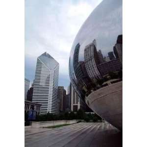  Chicago Bean   Peel and Stick Wall Decal by Wallmonkeys 