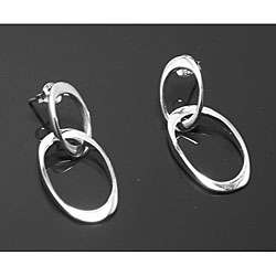 Sterling Silver Infinity Earrings (USA)  