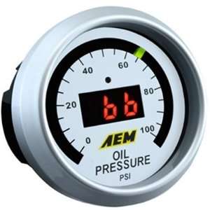  AEM Fuel/Oil Pressure Digital Display Gauge: Automotive
