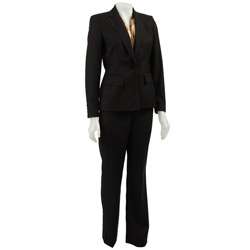 Anne Klein Womens 3 piece Silk Blouse Pant Suit  Overstock