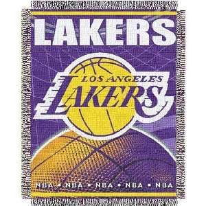  Los Angeles Lakers NBA Triple Woven Jacquard Throw (019 Series 
