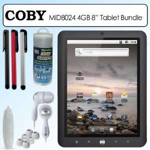  Coby MID8024 4G 8in Kyros Touchscreen Android 4G Internet Tablet 