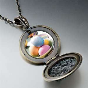  Bowl Easter Eggs Photo Locket Pendant Necklace Pugster 