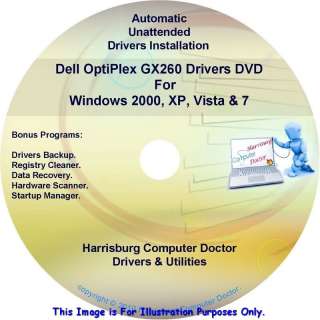 Dell OptiPlex GX260 Drivers Restore Recovery DVD Disc  