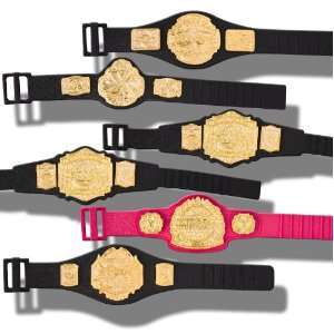  Set of 6 TNA Jakks Action Figure Belts Toys & Games