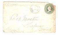 VINTAGE USA COVER ENVELOPE STAMP THREE CENTS SEAL »  