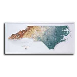  North Carolina Topographic Relief Map Toys & Games