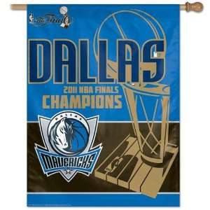  Dallas Mavericks NBA CHAMPIONS Banner/vertical flag 27 x 