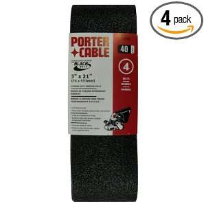   40 Grit Black Belt Premium Sanding Belts   4 Pack: Home Improvement