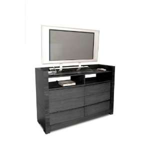 60 Inch Curved Front Six Drawer Media Dresser By Diamond Sofa  