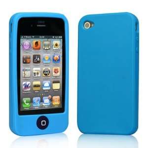   Blue Slicone Case For iPhone 4 (121 9) Cell Phones & Accessories