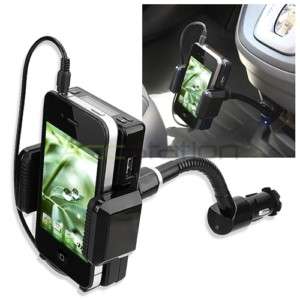 5mm FM Transmitter+Mic Car Charger For HTC EVO 4G  