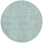 pile soft tones of light blue accent this area rug