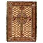 Simply Home Irish Celtic Cross Tapestry Throw Blanket 50 x 60
