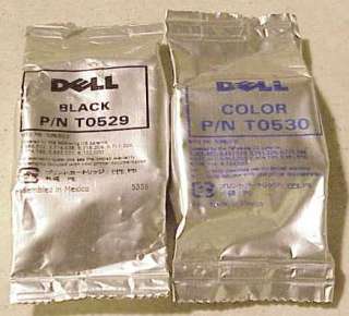 Dell T0529 T0530 Ink Cartridges AIO 920 720 GENUINE NEW  
