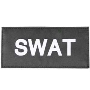  Blackhawk SWAT Patch, White on Black 