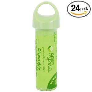  Green Sprouts Disposable Compressed Wipes with Travel Tube 