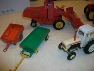   Toys Farm Lot Tractors Wagons David Brown Massey Combine & More  