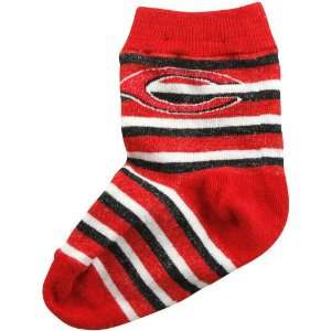  Reds Infant Sport Stripe Socks   Red/Black: Sports & Outdoors