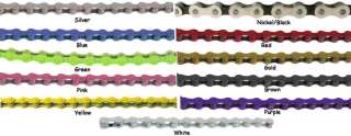 KMC Z410 Chain Single Speed 1/8 Colors Free Shipping  