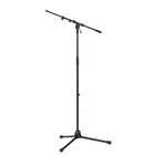 KAndM Microphone Stand with Telescopic Boom and T Bar Clamp