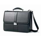 Samsonite Flap Over Leather Briefcase