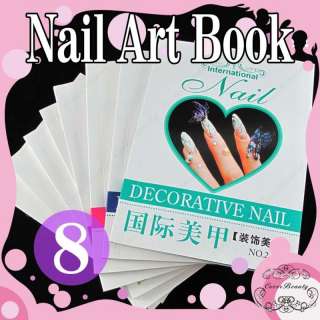 Toe Nail Gel Painting Design Decorative Sample Book KIt  
