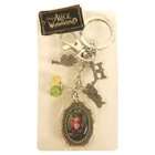 disney pewter key ring charms mad hatter scissors hat 10